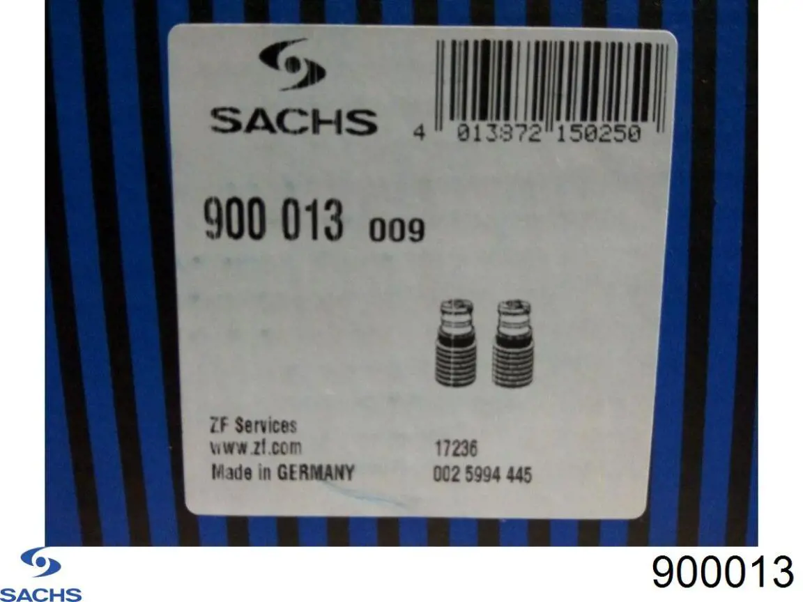 900013 Sachs Відбійник + пильовик амортизатора переднього