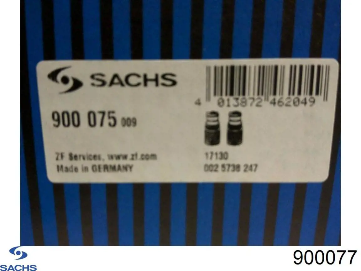 900077 Sachs пильник амортизатора переднього