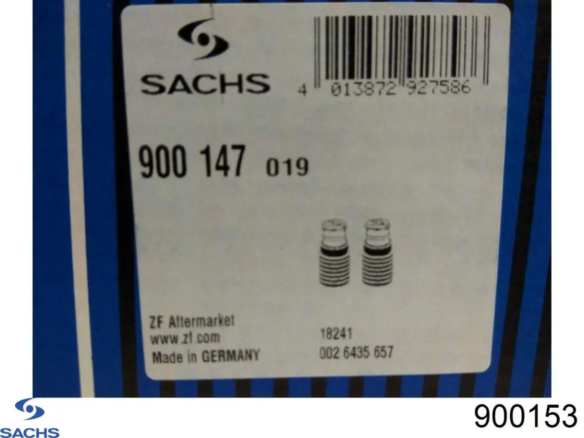 Купити 900153 Sachs Буфер-відбійник амортизатора переднього + пильовик
