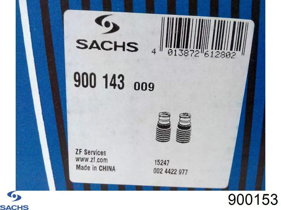 Буфер-відбійник амортизатора переднього + пильовик 900153 Sachs