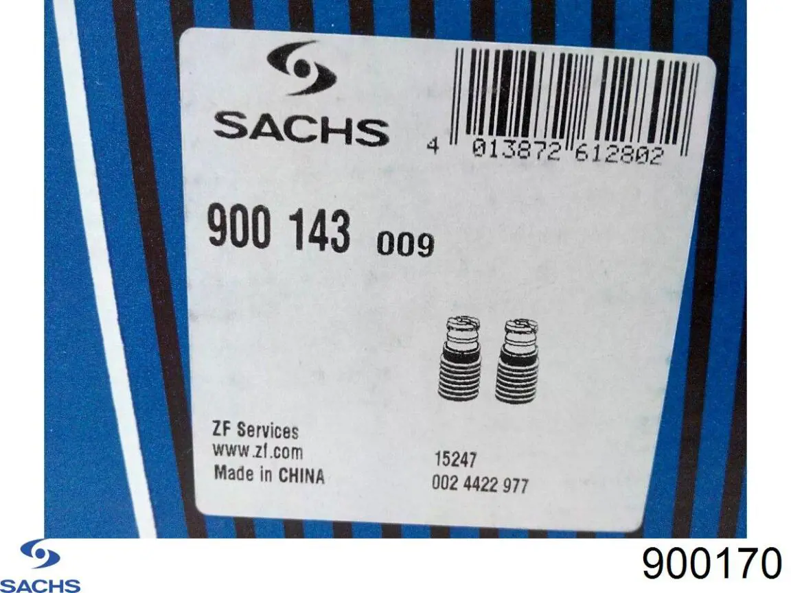 Буфер-відбійник амортизатора переднього + пильовик Sachs 900170 ціна, від 19.61 USD