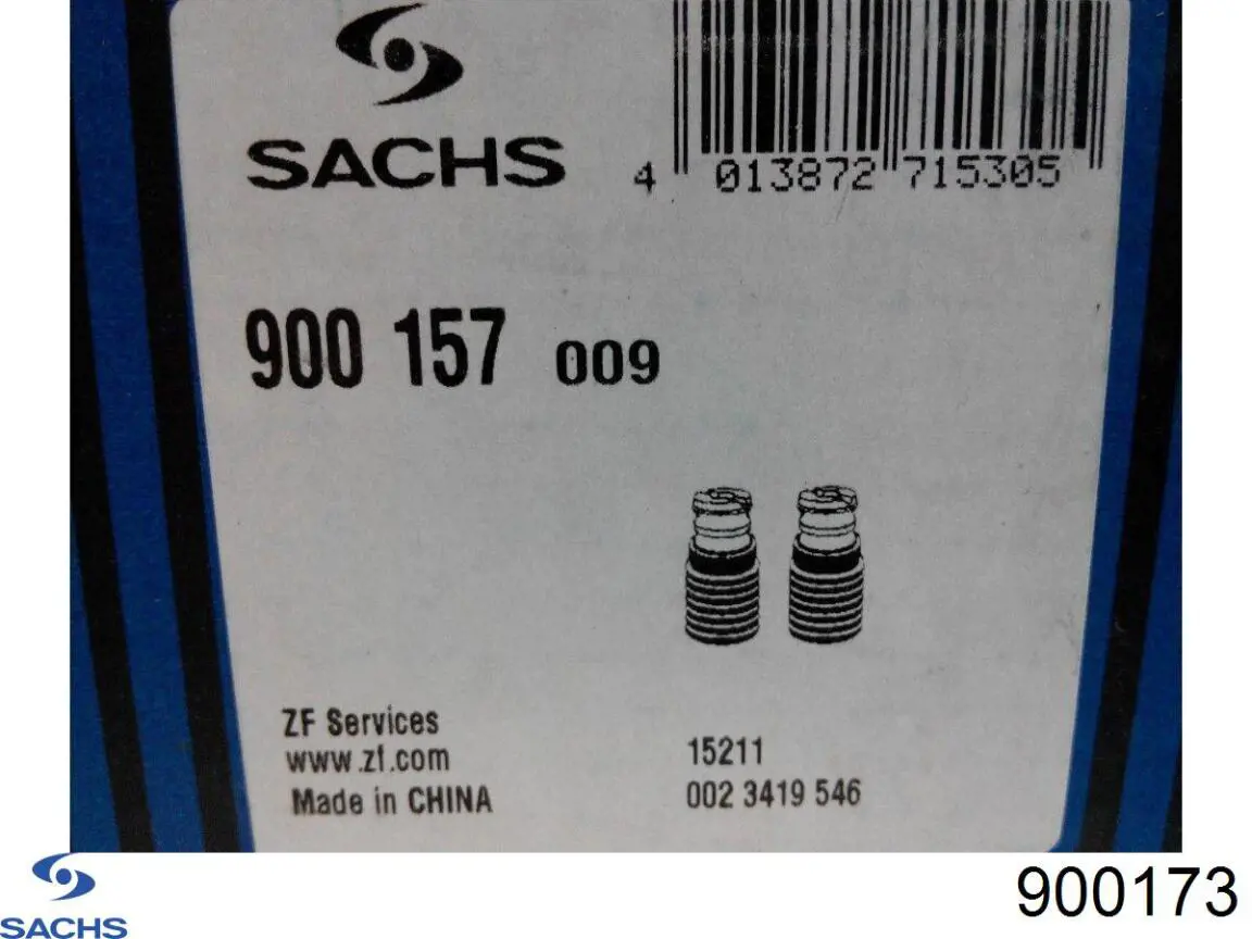Купити 900173 Sachs Буфер-відбійник амортизатора переднього + пильовик