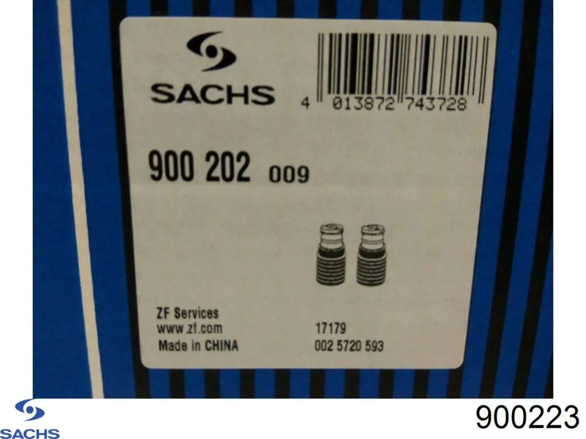 900223 Sachs буфер-відбійник амортизатора переднього + пильовик