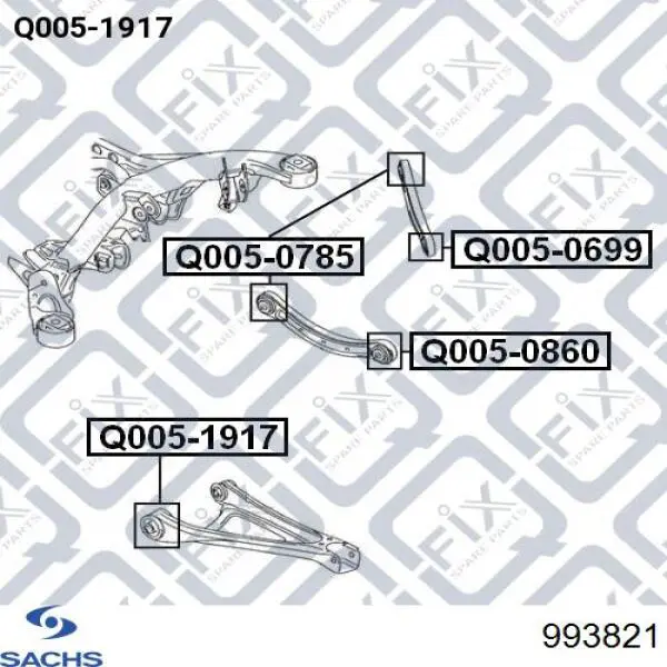 993821 Sachs Пружина амортизатора передняя