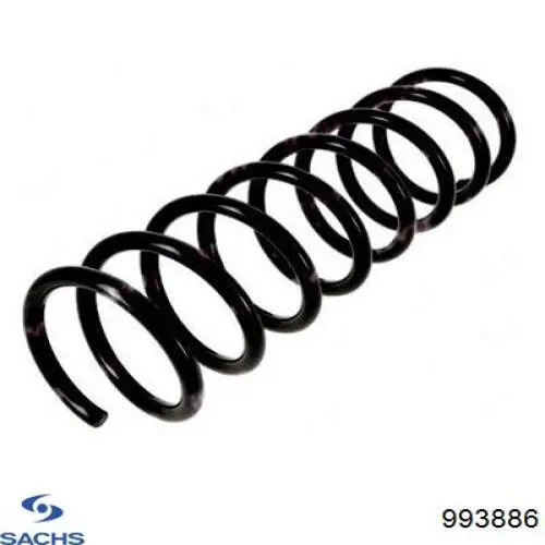 993886 Sachs Пружина амортизатора передняя