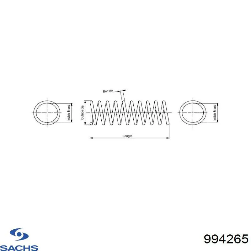 Пружини задні Febi 47246