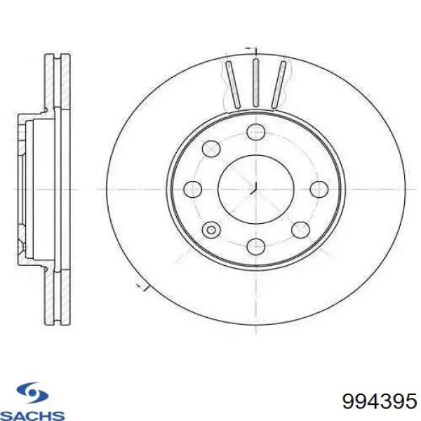 Пружина задня Sachs 994395 ціна, від 52.76 USD