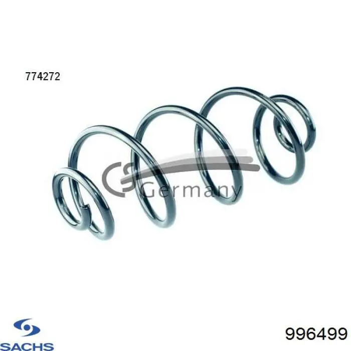 Пружини задні Sachs 996499