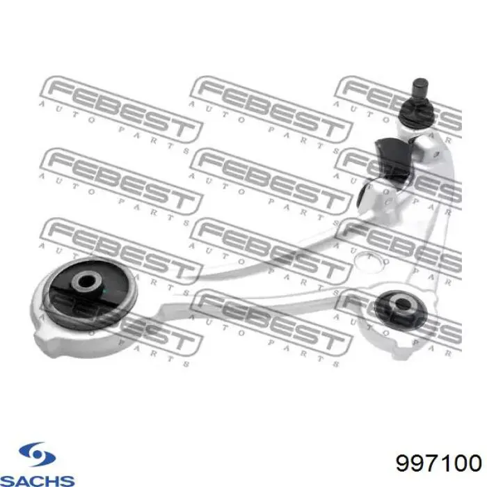 997100 Sachs Пружина амортизатора передняя