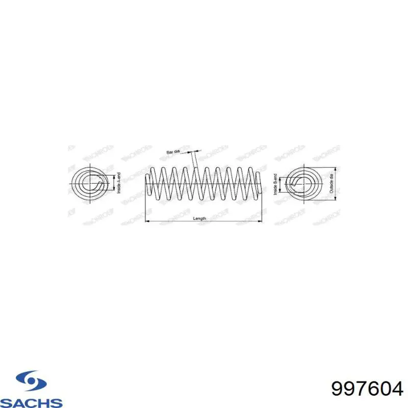 312852 Opel Пружина амортизатора передняя