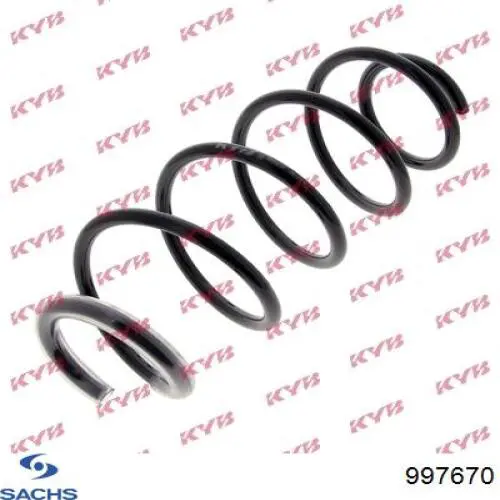 Пружина передня 997670 Sachs