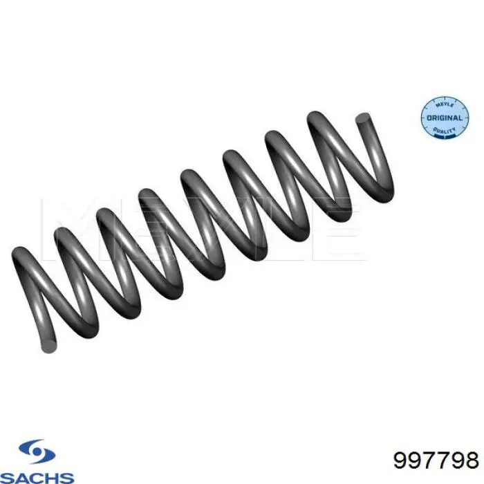 997798 Sachs Пружина амортизатора передняя