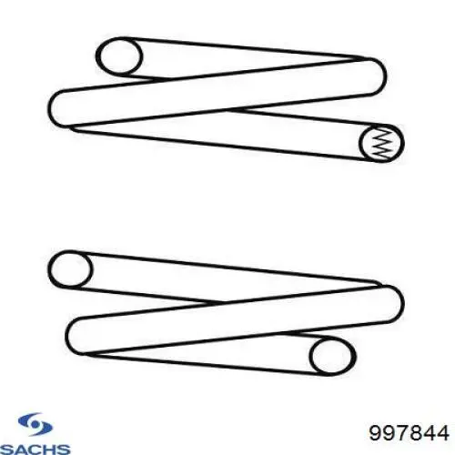 Пружина передня Sachs 997844 ціна, від 31.51 USD