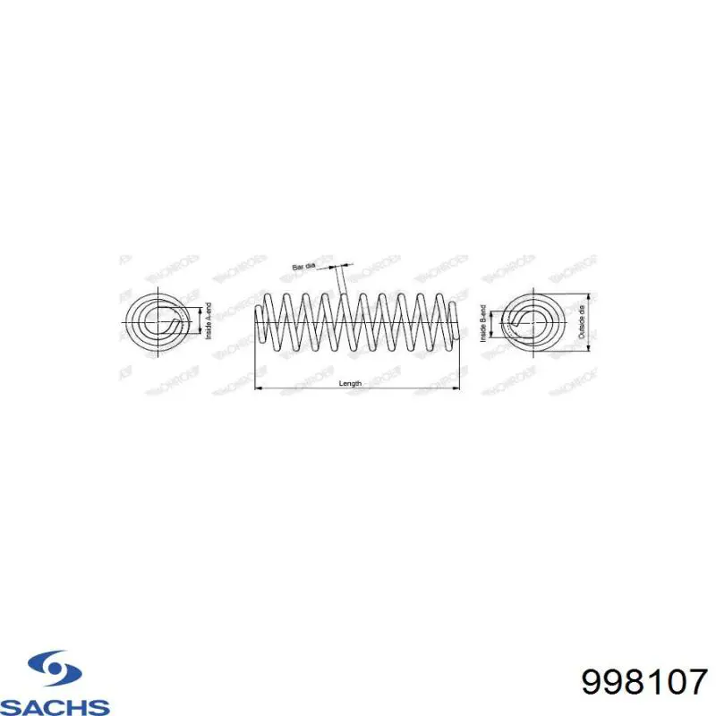 Задні пружини 465847 Hart