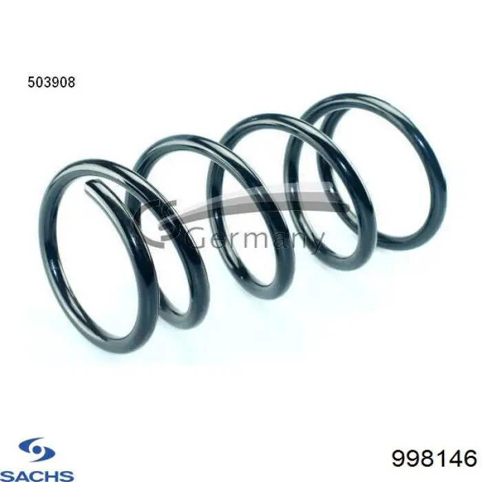 998146 Sachs Пружина амортизатора передняя