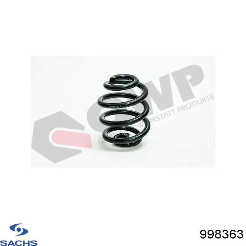 ZC3464C Japan Parts Пружина амортизатора передняя