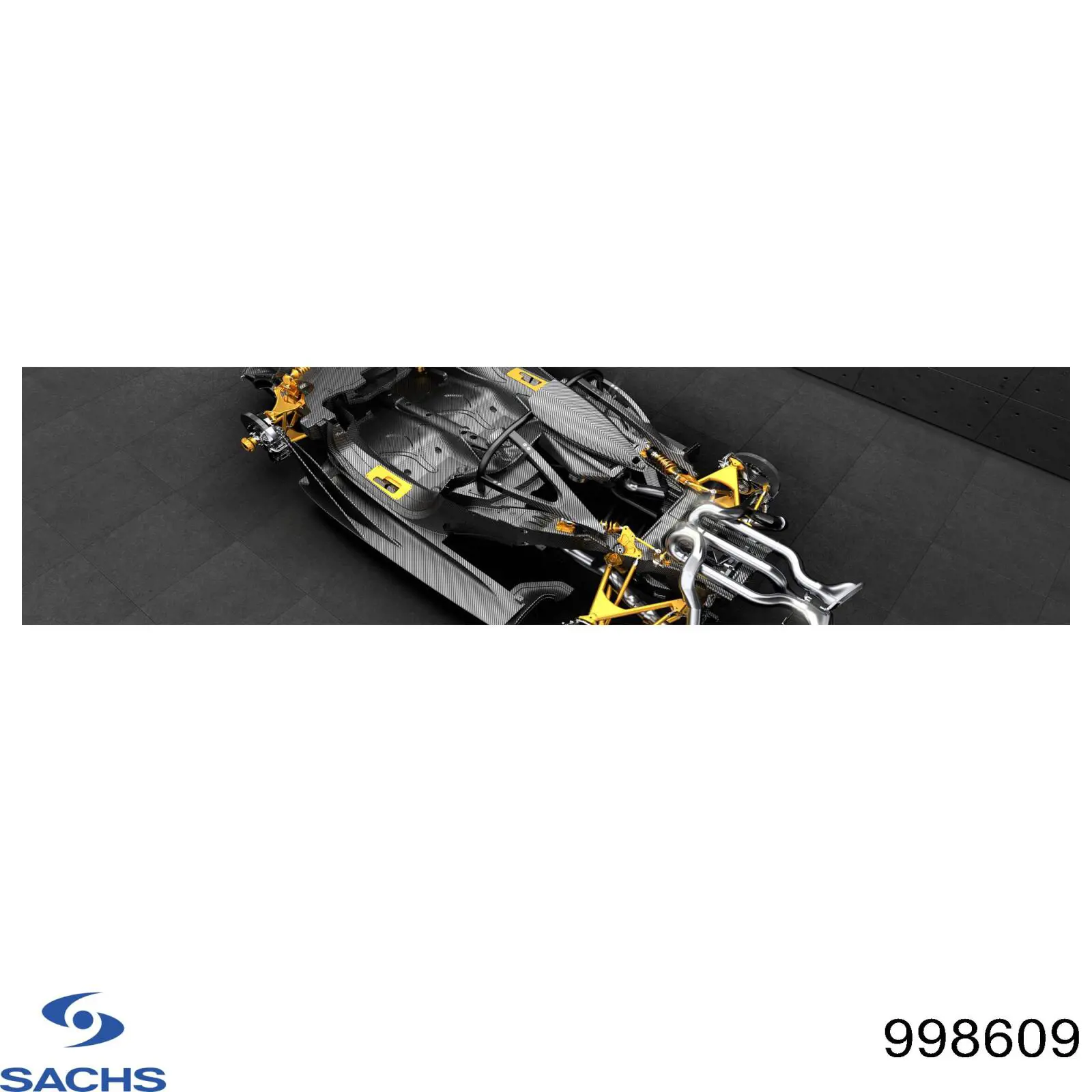 998609 Sachs Пружина передня, ліва