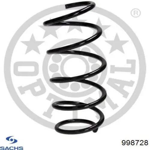 998728 Sachs Пружина амортизатора передняя