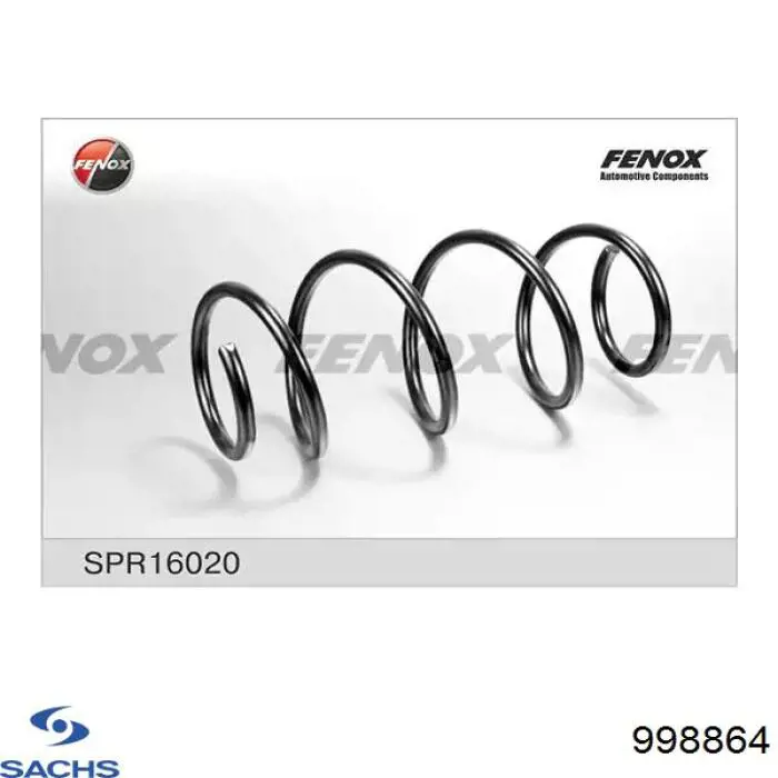 Пружина передня Sachs 998864 ціна, від 42.93 USD