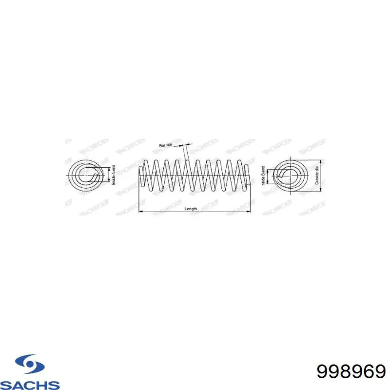 Купити 546302Y250 Hyundai/Kia Гвинтова пружина підвіска