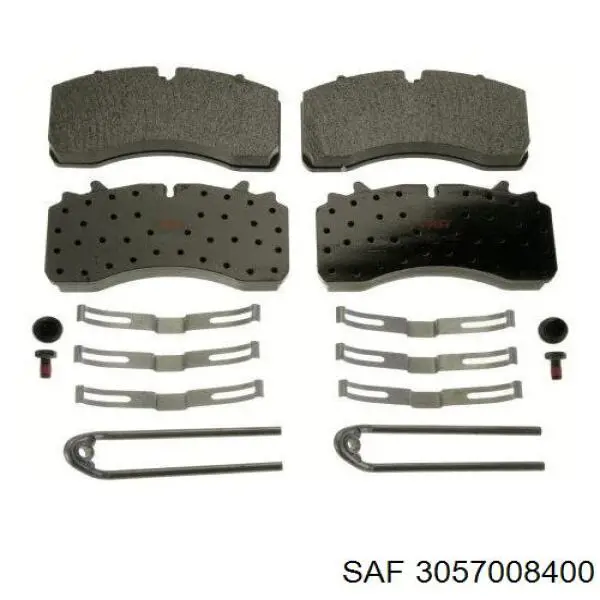 Задні гальмівні колодки SAF 3057008400 ціна, від 62.80 USD