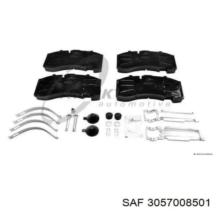 3057008501 SAF Колодки гальмівні задні, дискові