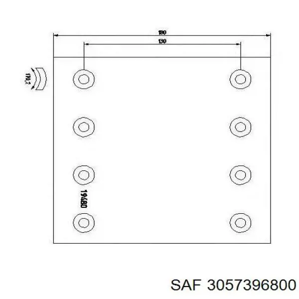 Купити 8501003SX Stellox Накладка гальмівна задня (TRUCK)