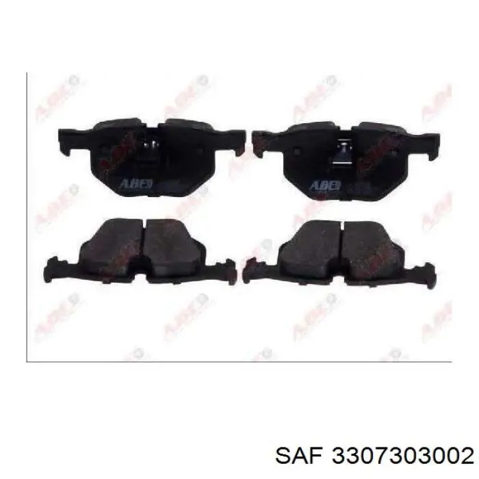 3307303002 SAF Маточина задня