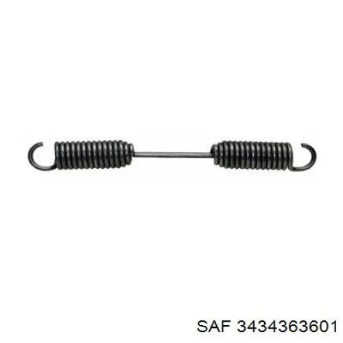 3434363601 SAF Ремкомплект задніх гальм