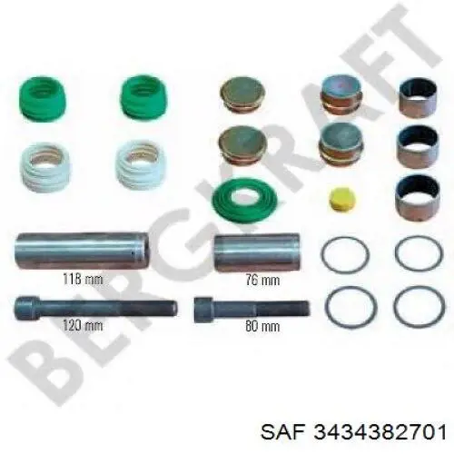 3434382701 SAF Ремкомплект гальмівної системи