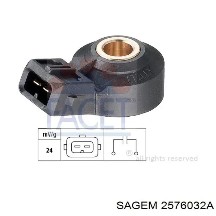 2576032A Sagem Датчик детонації