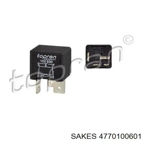 Реле електробензонасосу Sakes 4770100601 ціна, від 3.98 USD