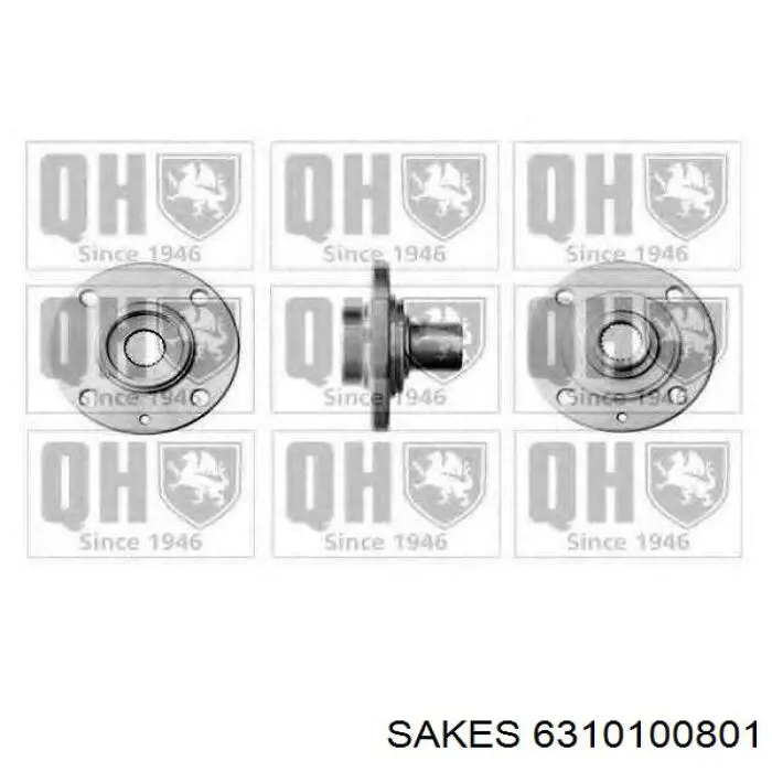 Маточина колеса передня Sakes 6310100801 ціна, від 15.48 USD