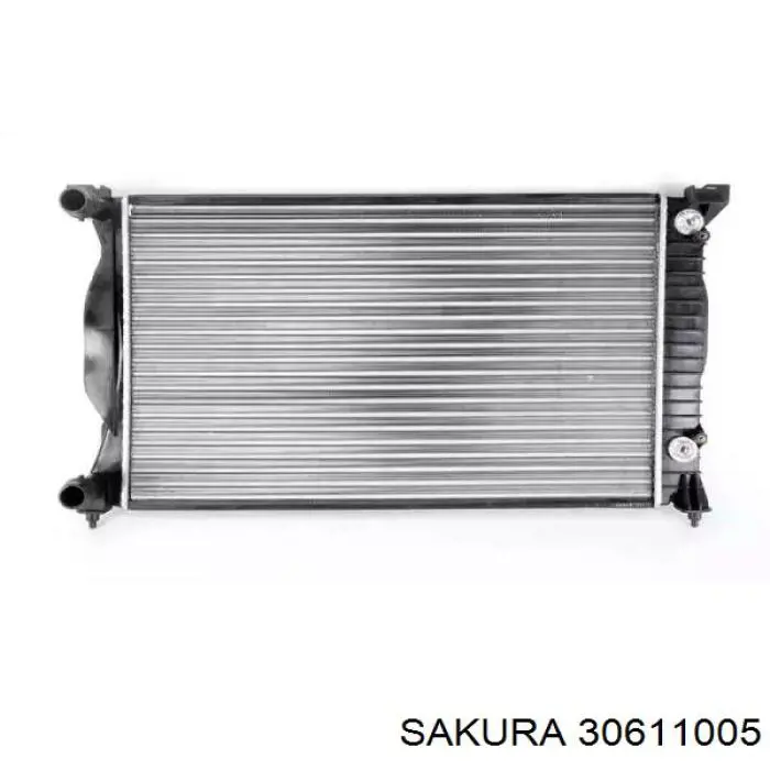 Радіатор основний Sakura 30611005 ціна, від 73.28 USD