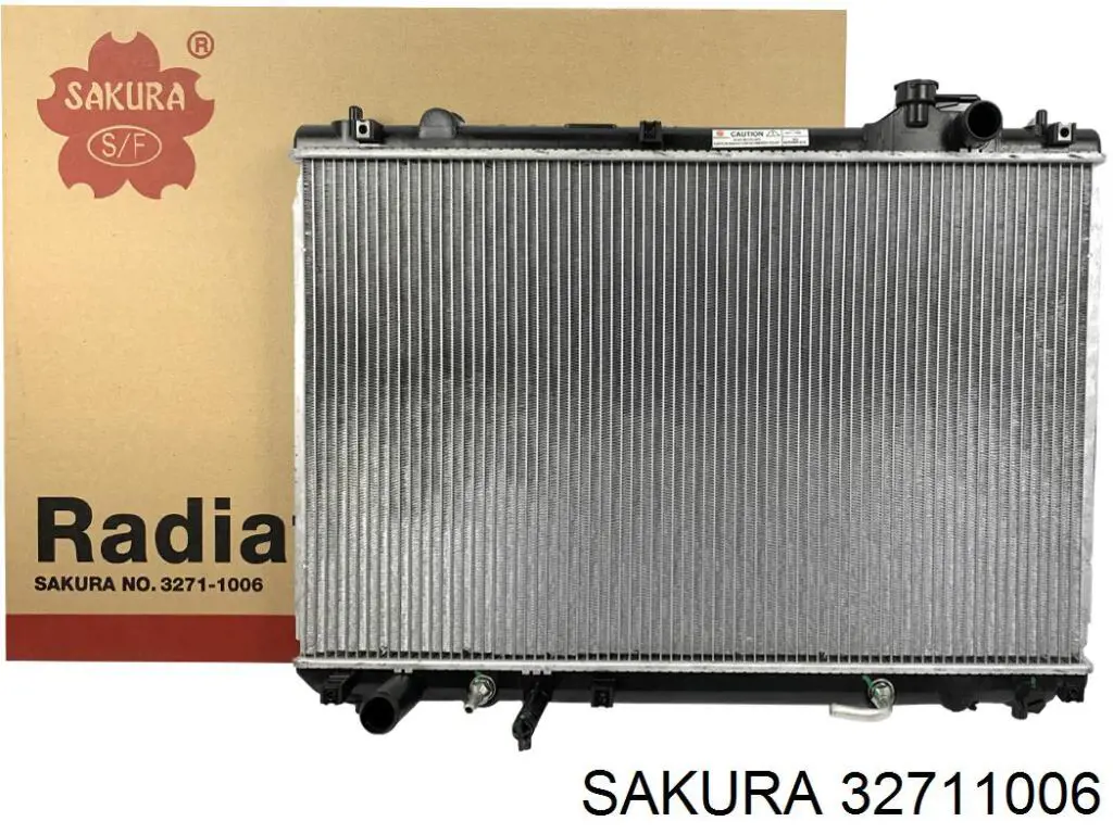 32711006 Sakura Радіатор охолодження двигуна