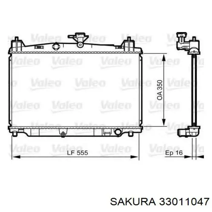 Купити ZY8415200A Mazda Радіатор двигуна