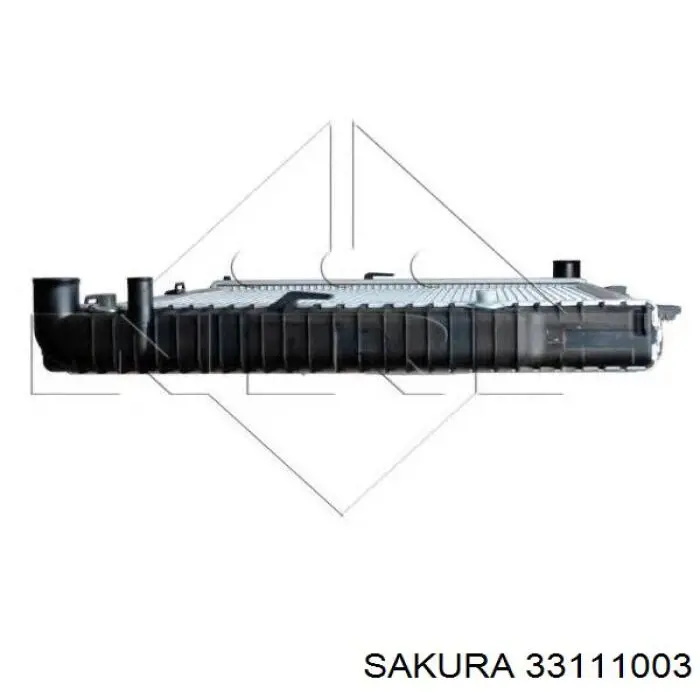 Купити 33111003 Sakura Радіатор двигуна