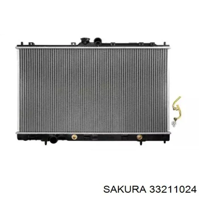 Купити 33211024 Sakura Радіатор двигуна
