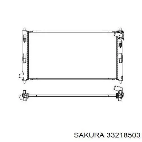 Радіатор основний Sakura 33218503 ціна, від 90.07 USD