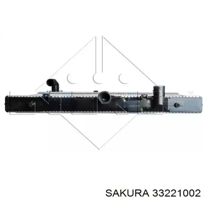 Радіатор 33221002 Sakura