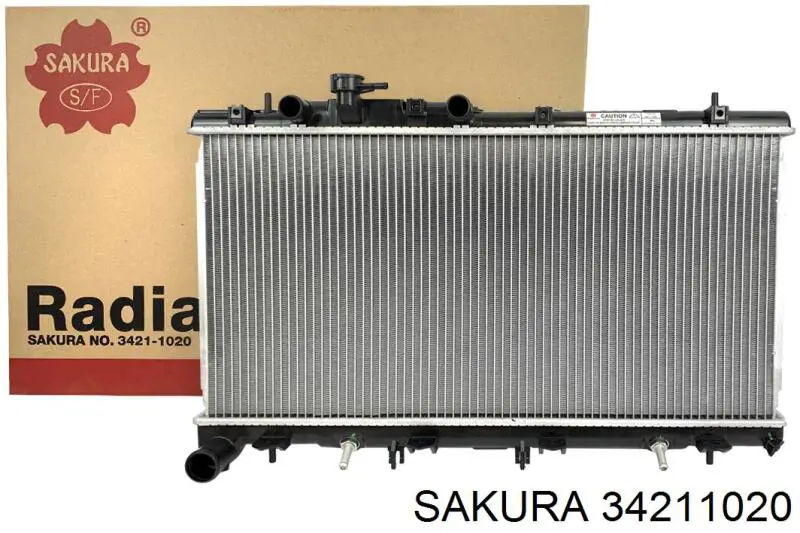 34211020 Sakura Радіатор охолодження двигуна