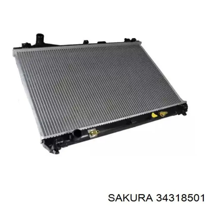 34318501 Sakura Радіатор охолодження двигуна