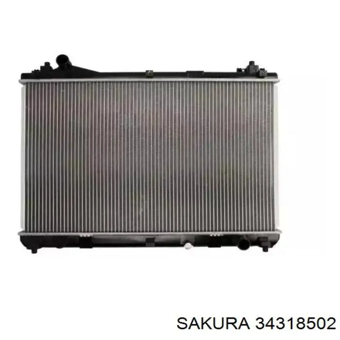34318502 Sakura Радіатор охолодження двигуна