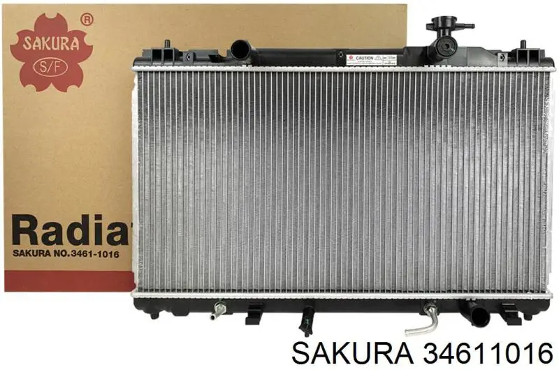 Радіатор основний Sakura 34611016 ціна, від 82.39 USD