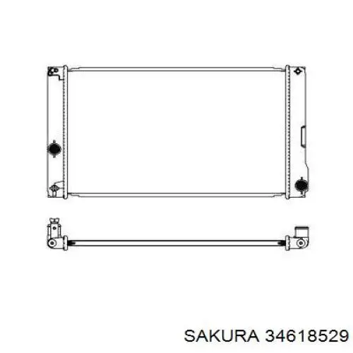 Радіатор основний Koyorad PL012295R ціна, від 68.29 USD