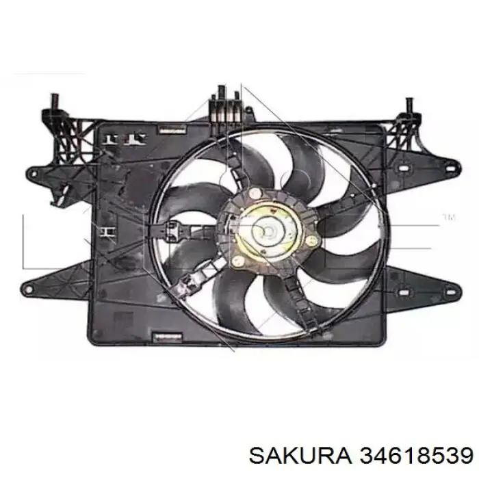 Радіатор 34618539 Sakura