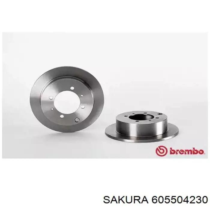 Задні дискові гальма Sakura 605504230 ціна, від 29.08 USD