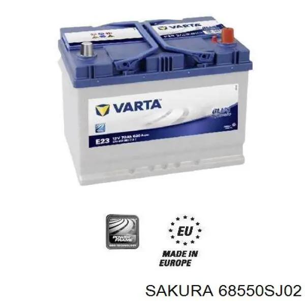 Купити 68550SJ02 Sakura Автомобільна батарея