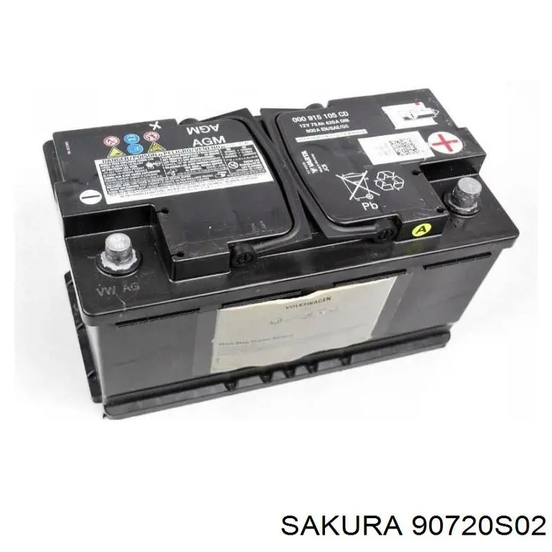 Купити Акумулятор Sakura 90 А/г (90720S02)