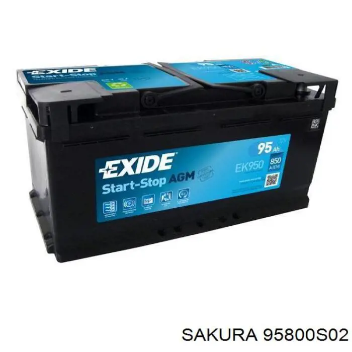 Купити 95800S02 Sakura Автомобільна батарея